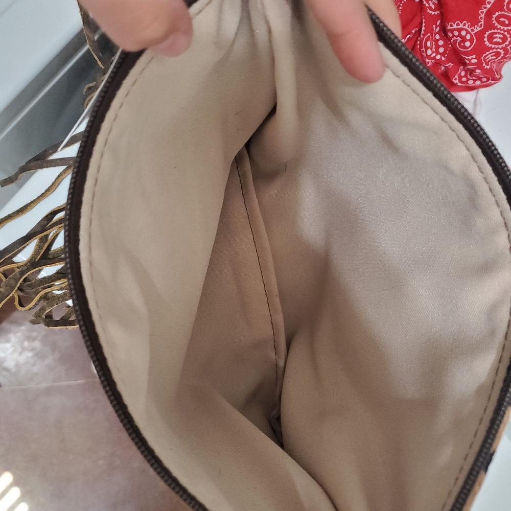 Keep it Gypsy Pink Fringe Crossbody Only - Picture 5 of 6